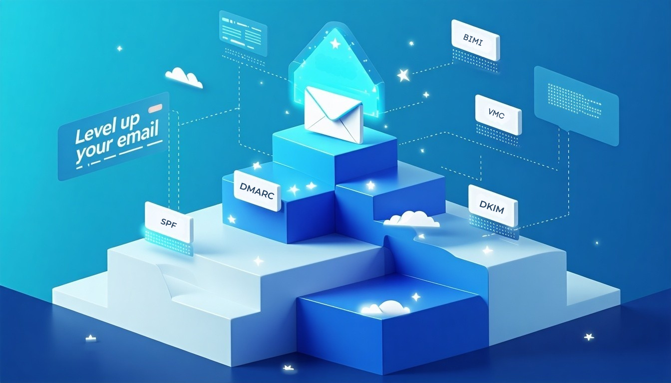 Relation SPF DKIM DMARC VMC BIMI